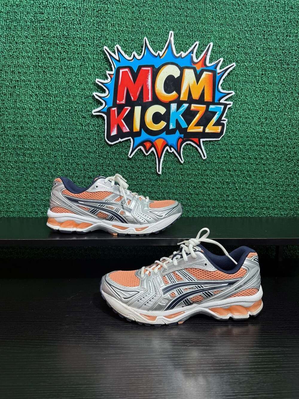Asics Gel-Kayano 14 Sepia/Pure Silver Men’s Size 9 Pre-Owned: Excellent